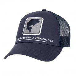 SIMMS Bass Icon Trucker Cap Socks Hats Gloves