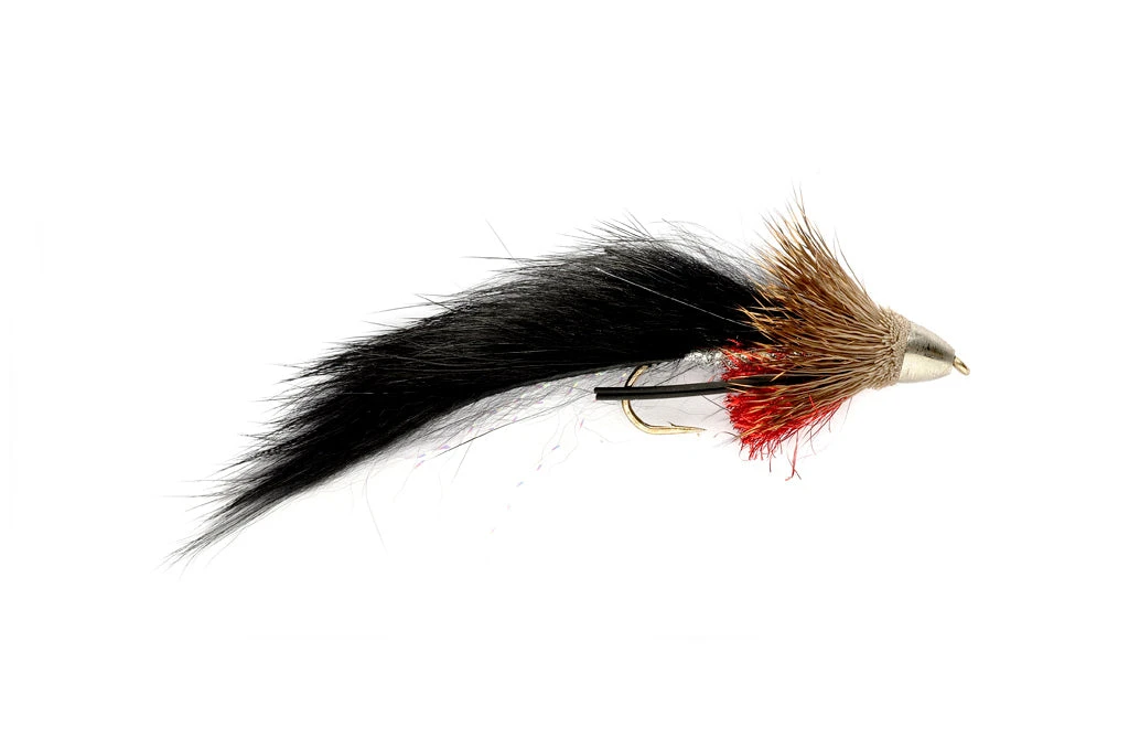 Fulling Mill Flies Conehead Bunny Muddler Black 3 Fulling Mill Flies Conehead Bunny Muddler Black