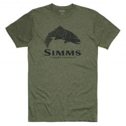 Shirts Simms Wood Trout Fill T Shirt