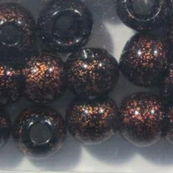 Hareline Materials Dazzle Brass Beads 7/64 Inch