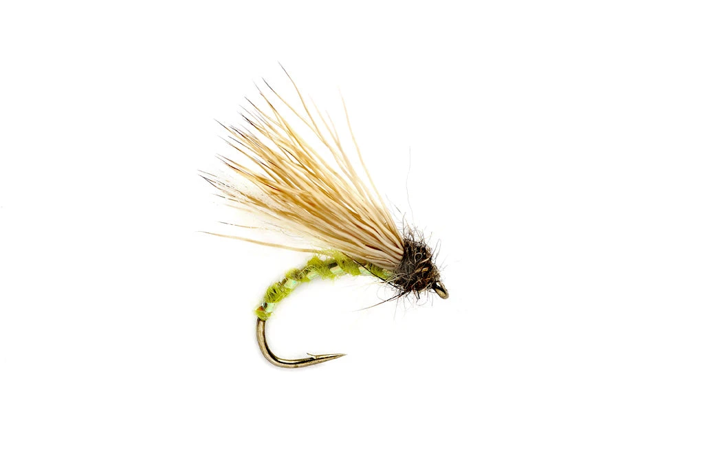 Fulling Mill Flies Sedgehammer Caddis Green 3 Fulling Mill Flies Sedgehammer Caddis Green