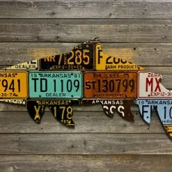 Cody Richardson Art - Arkansas Vintage Brown Trout License Plate Art Gifts