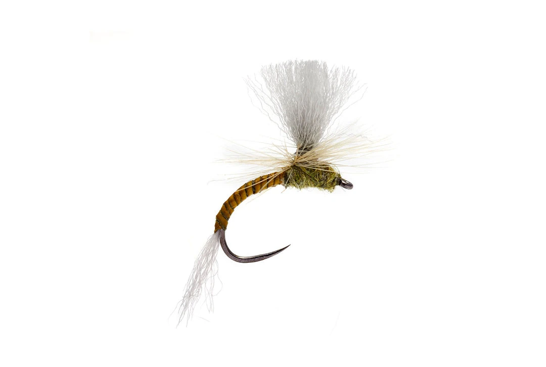 Fulling Mill Flies Lexi's Para Emerger Olive Barbless 3 Fulling Mill Flies Lexi's Para Emerger Olive Barbless