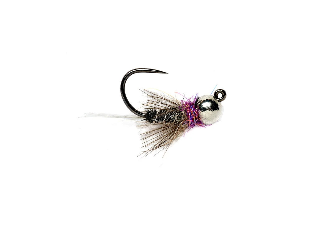 Fulling Mill Flies Purple Hot Spot Jig Barbless 3 Fulling Mill Flies Purple Hot Spot Jig Barbless