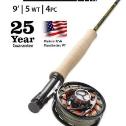 ORVIS HELIOS 3F OLIVE 9FT 5WT - 4PC