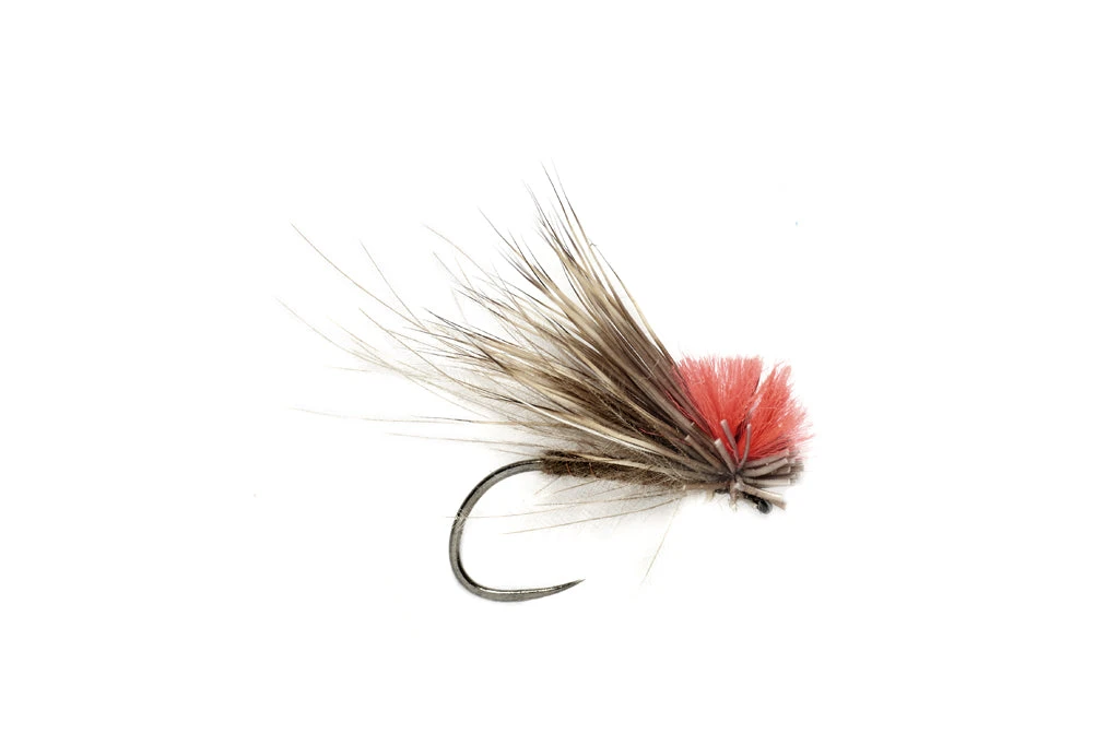 Fulling Mill Flies Hi Viz Red CdC & Elk Barbless 3 Fulling Mill Flies Hi Viz Red CdC & Elk Barbless