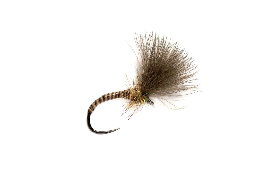 Fulling Mill Flies Natural Quill CdC Emerger Barbless 3 Fulling Mill Flies Natural Quill CdC Emerger Barbless