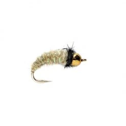 Fulling Mill Flies Krystal Caddis Cream Beadhead