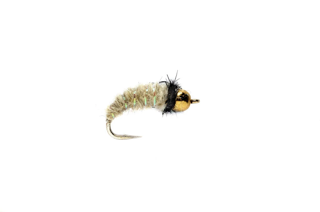 Fulling Mill Flies Krystal Caddis Cream Beadhead 3 Fulling Mill Flies Krystal Caddis Cream Beadhead