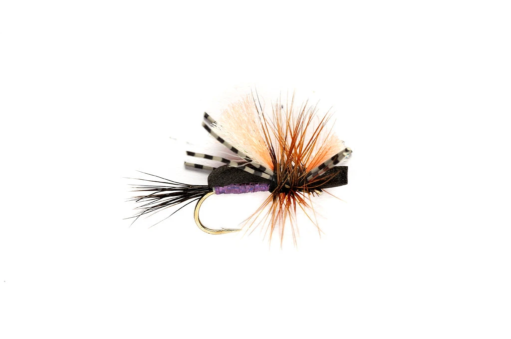 Fulling Mill Flies Holo Humpy Purple 3 Fulling Mill Flies Holo Humpy Purple