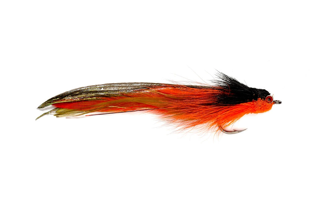 Fulling Mill Flies Predator Pounder Orange & Black 3 Fulling Mill Flies Predator Pounder Orange & Black