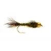 Fulling Mill Hare's Ear Flashback Nymph Olive Beadhead