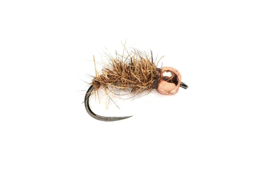 Fulling Mill Hare's Ear Copper Tungsten Beadhead Barbless 3 Fulling Mill Hare's Ear Copper Tungsten Beadhead Barbless