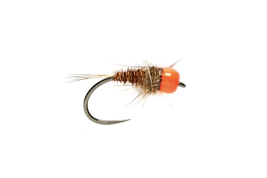 Fulling Mill Orange Head Mary Tungsten Beadhead Barbless 3 Fulling Mill Orange Head Mary Tungsten Beadhead Barbless