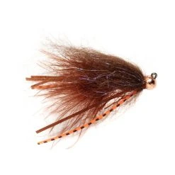 Fulling Mill Keslars Mini Gulp Sculp Brown Barbless Flies