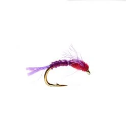 Fulling Mill Boroffs Hot Belly Baetis Purple Flies