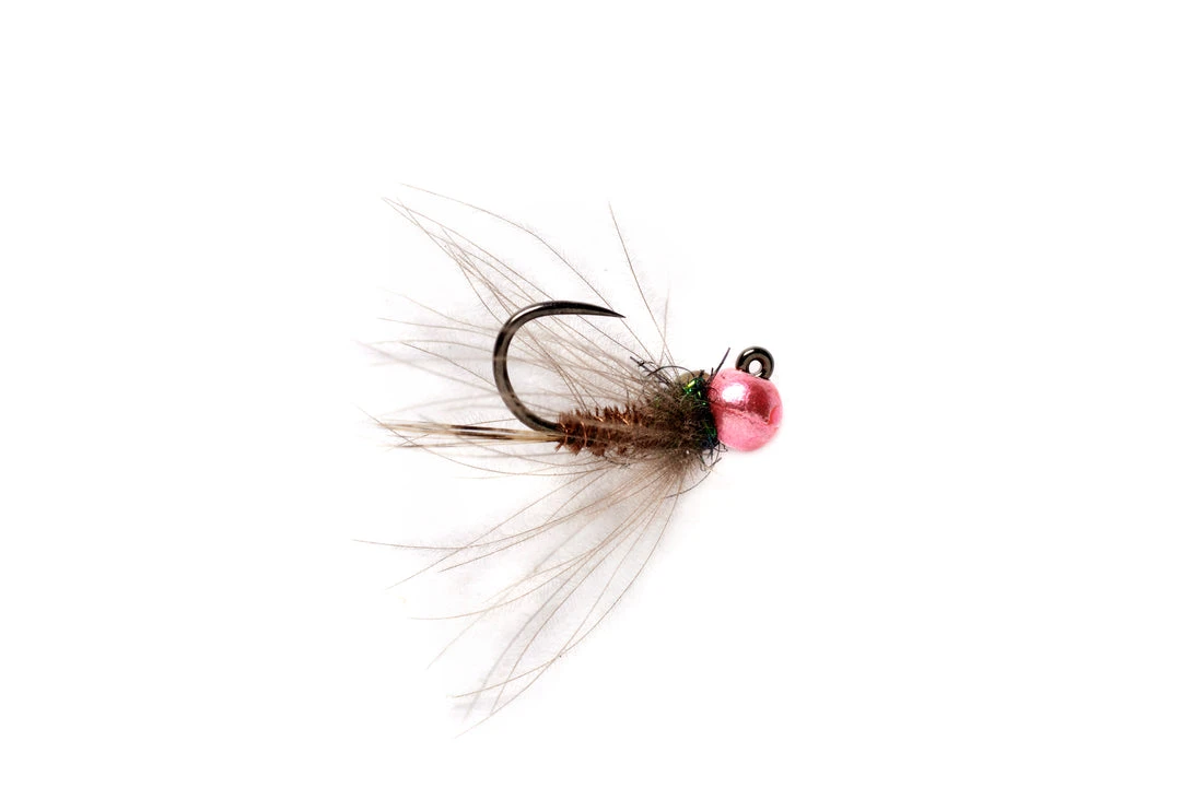 Fulling Mill CDC PT Jig Metallic Pink Barbless 3 Fulling Mill CDC PT Jig Metallic Pink Barbless