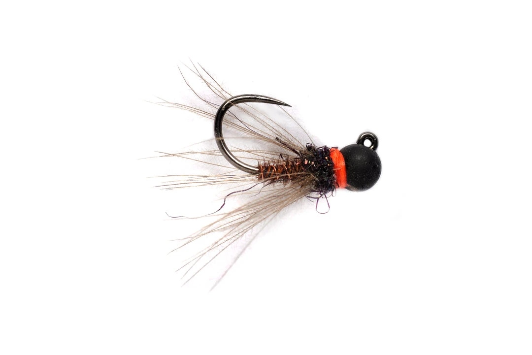 Fulling Mill Flies CDC PT Jig Matte Black Barbless 3 Fulling Mill Flies CDC PT Jig Matte Black Barbless
