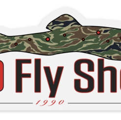 TCO Fly Shop Fly Fishing Stickers TCO Sticker - Camo Trout