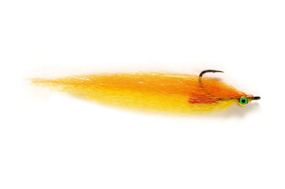 Fulling Mill Flies Dougie's Clouser Orange & Yellow 3 Fulling Mill Flies Dougie's Clouser Orange & Yellow