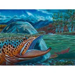 Gifts DeYoung Print - Brown Stonefly