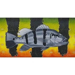 DeYoung Print - Contemporary Peacock Bass Illustration