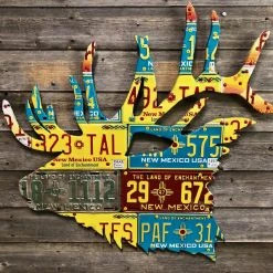 Gifts Cody Richardson Art - New Mexico Elk License Plate Art