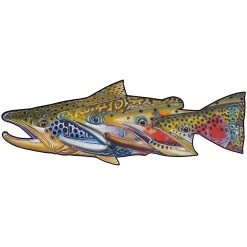 DeYoung Decal-Fab Four Trout