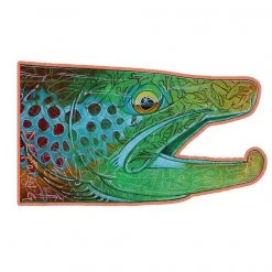 DeYoung Decal-Graffiti Brown Fly Fishing Stickers