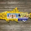 Cody Richardson Art - Alaska Chinook Salmon License Plate Art