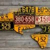 Cody Richardson Art - Antique North Carolina Largemouth Bass License Plate Art Gifts