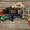 Gifts Cody Richardson Art - Iowa Antique Trout License Plate Art