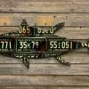 Cody Richardson Art - Louisiana Tuna Antique License Plate Art