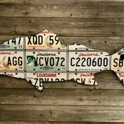 Gifts Cody Richardson Art - Louisiana Black Drum License Plate Art