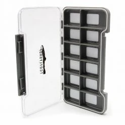 New Phase TCO Fly Box - Waterproof Thin Box 12 Compartment Fly Boxes