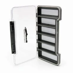 New Phase TCO Fly Box - Waterproof Thin Box 6 Compartment Fly Boxes