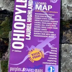 Purple Lizard Map - Ohiopyle/Laurel Highlands Books & Videos