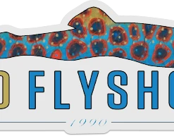 TCO Fly Shop Fly Fishing Stickers TCO Sticker - Deyoung Brown Trout