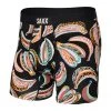 SAXX VIBE BOXER BRIEF - GONE BANANAS- BLACK