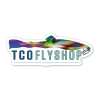 TCO Fly Shop Fly Fishing Stickers TCO Sticker - Trippy Logo
