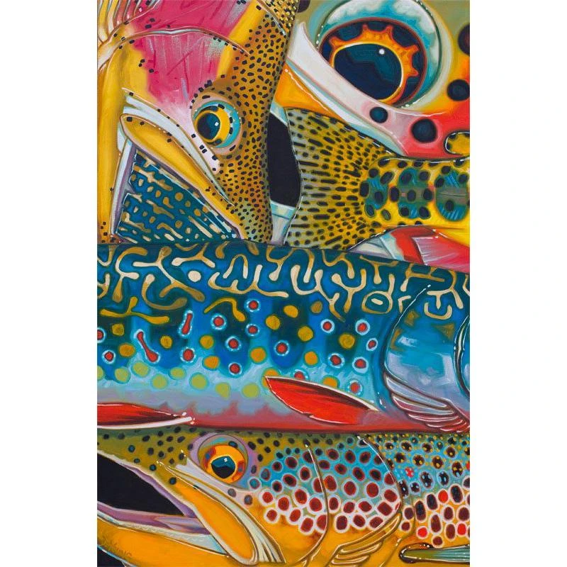 DeYoung Print - Trout Confetti 4 Gifts 3 DeYoung Print - Trout Confetti 4 Gifts