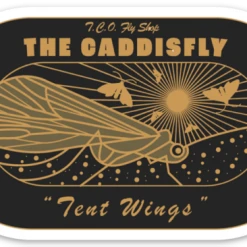TCO Fly Shop Fly Fishing Stickers TCO Sticker - Tent Wings Caddisfly