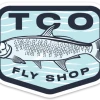TCO Fly Shop TCO's Tarpon Sticker Fly Fishing Stickers