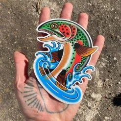 DrewLR Sticker - W.A.T. Fly Fishing Stickers