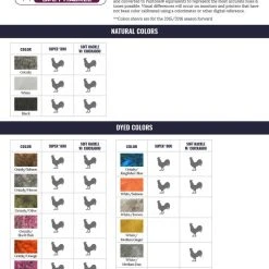 Whiting Rooster SH/C Materials