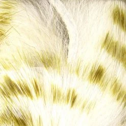 Hareline Olive Barred Magnum Rabbit Strips Materials