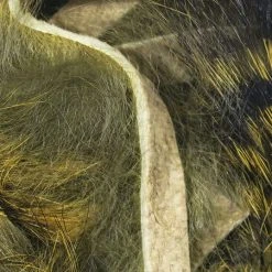 Hareline Black Barred Rabbit Strips Materials