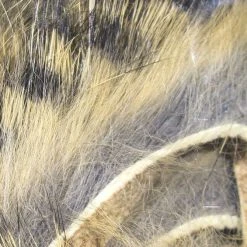 Hareline Black Barred Rabbit Strips Materials