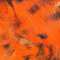 Hareline Black Barred Rabbit Strips Materials