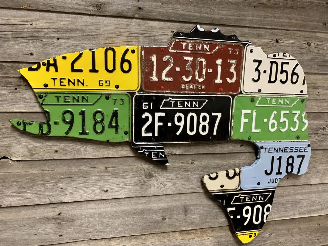 Gifts Cody Richardson Art - Tennessee Largemouth Bass License Plate Art 3 Gifts Cody Richardson Art - Tennessee Largemouth Bass License Plate Art